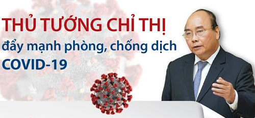 THỦ TƯỚNG CHỈ THỊ ĐẨY MẠNH PHÒNG, CHỐNG DỊCH COVID-19 TRONG TÌNH HÌNH MỚI